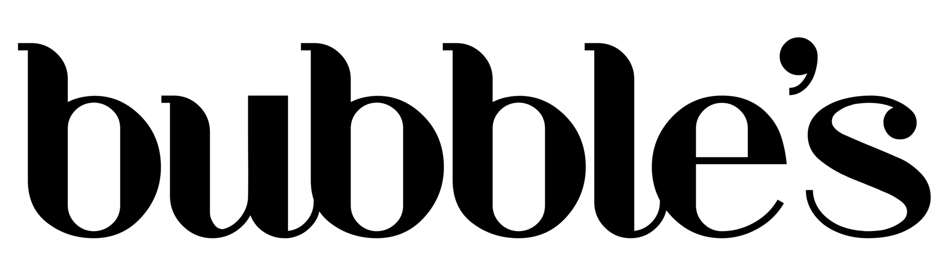 Bubble's Italia Logo